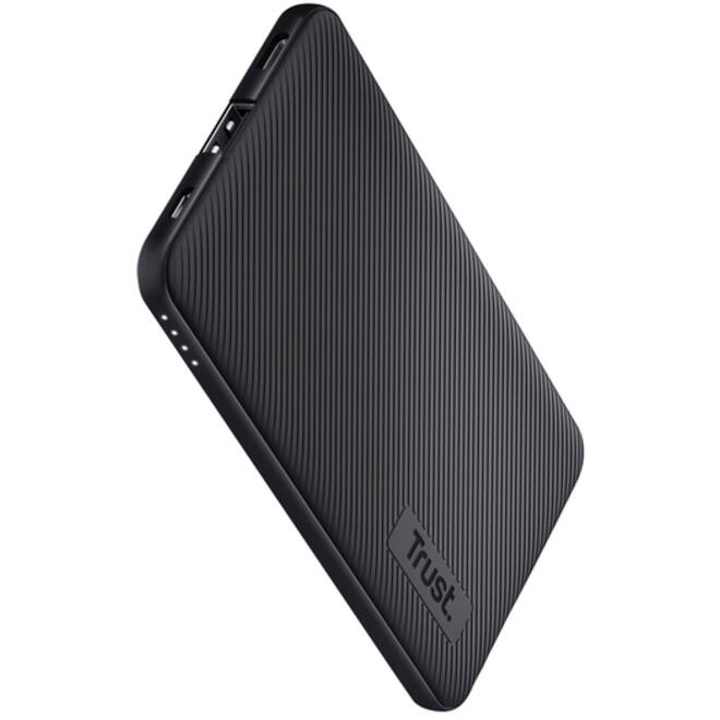Powerbank Trust Primo 5.000 mAh eco zwart