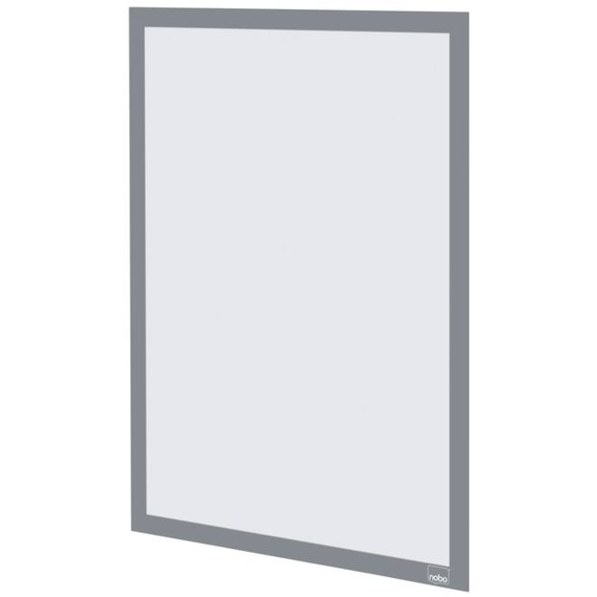 Infokader Nobo zelfklevend A3 zilver 2 stuks