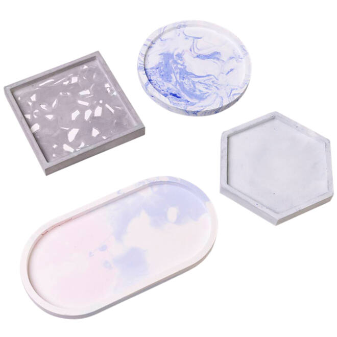 Silicone vormen Creativ Company set à 4 vormen