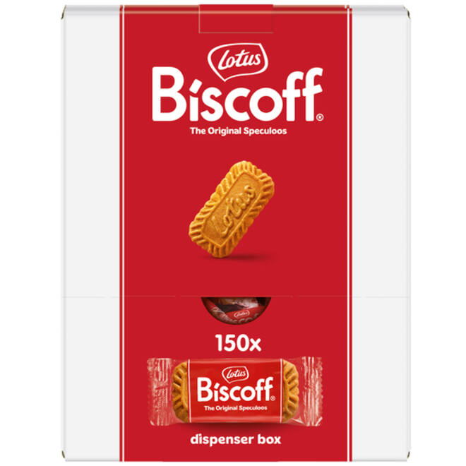 Koekjes Lotus Biscoff speculoos dispenser 150 stuks
