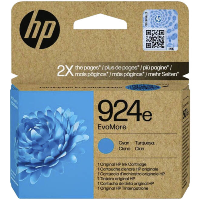 Inktcartridge HP 4K0U7NE 924E Evomore blauw