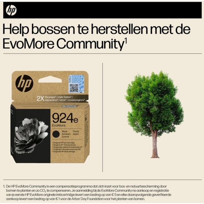 Inktcartridge HP 4K0V0NE 924E Evomore zwart