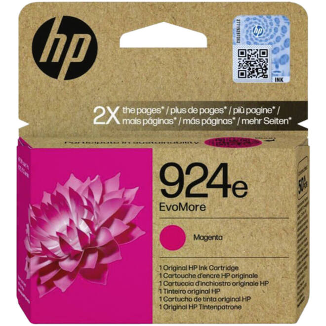 Inktcartridge HP 4K0U8NE 924E Evomore rood