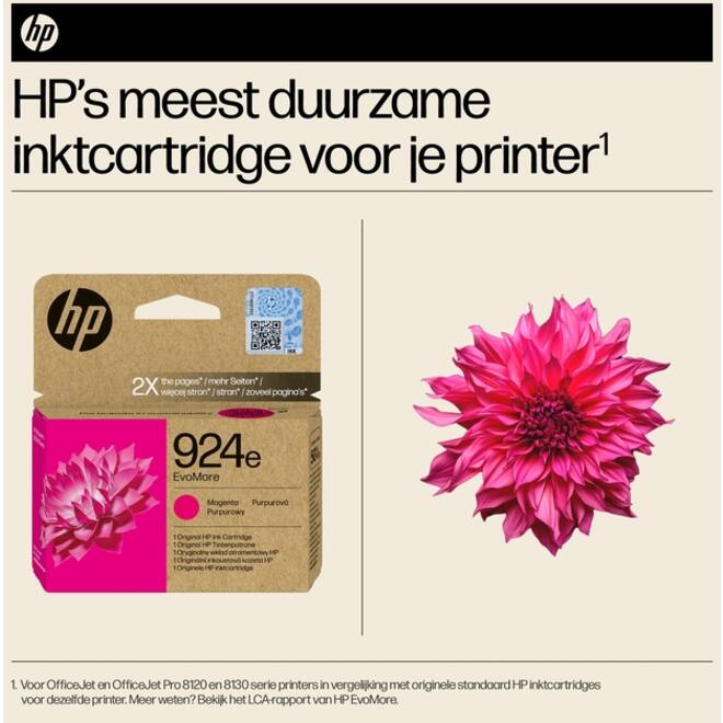 Inktcartridge HP 4K0U8NE 924E Evomore rood