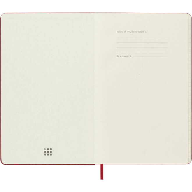 Agenda 2025 Moleskine 12M Planner Weekly 7dagen/1pagina large hc scarlet red