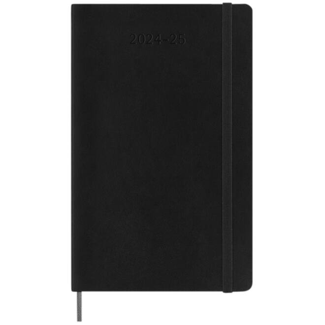 Agenda 2024/2025 Moleskine 18M Planner Weekly 7dagen/1pagina large sc black