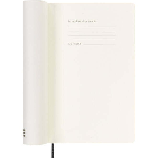 Agenda 2024/2025 Moleskine 18M Planner Weekly 7dagen/1pagina large sc black