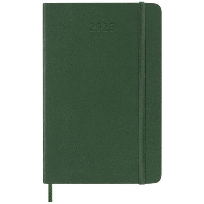 Agenda 2025 Moleskine 12M Planner Weekly 7dagen/1pagina pocket sc myrtle green