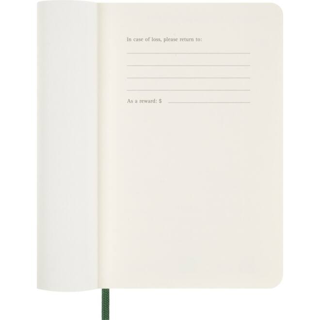 Agenda 2025 Moleskine 12M Planner Weekly 7dagen/1pagina pocket sc myrtle green