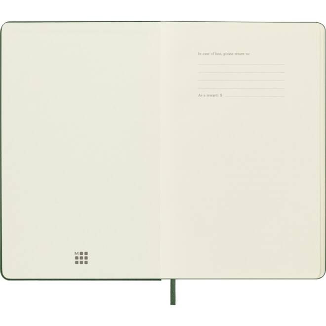 Agenda 2025 Moleskine 12M Planner Weekly 7dagen/1pagina large hc myrtle green
