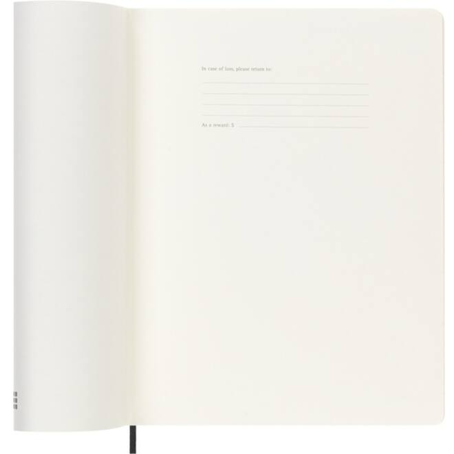 Agenda 2024/2025 Moleskine 18M Planner Weekly 7dagen/1pagina extra large sc black