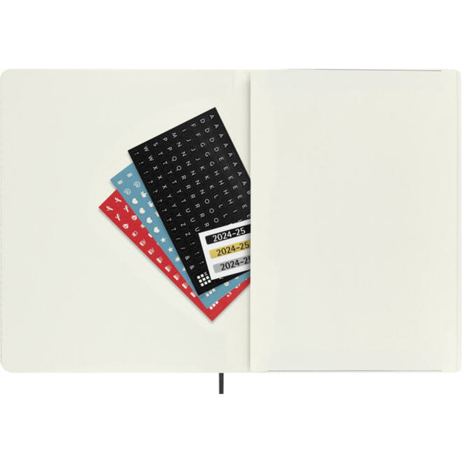 Agenda 2024/2025 Moleskine 18M Planner Weekly 7dagen/1pagina extra large sc black