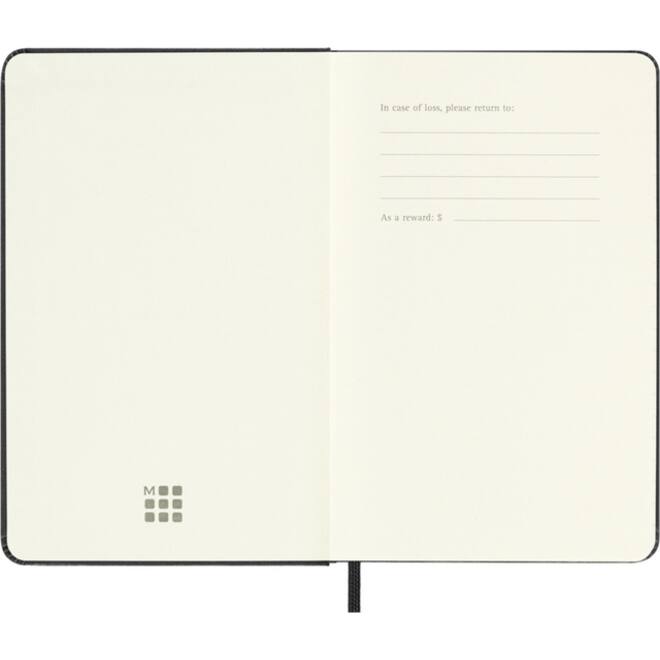 Agenda 2025 Moleskine 12M Planner Weekly 7dagen/2pagina's pocket hc black