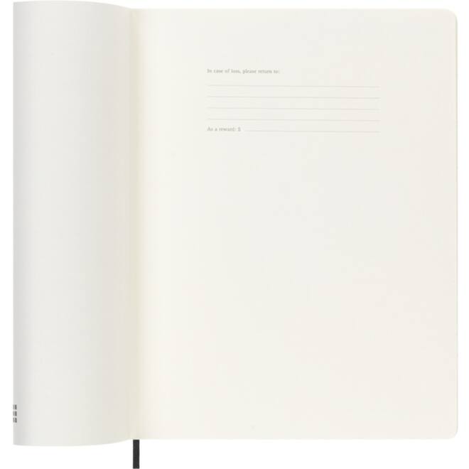 Agenda 2025 Moleskine 12M Planner Weekly 7dagen/1pagina extra large sc black