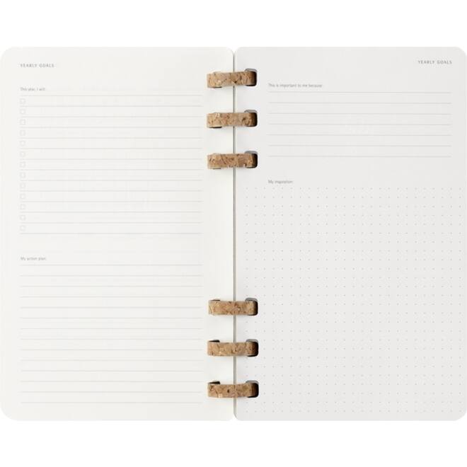 Agenda 2024/2025 Moleskine 12M Academic planner 7dagen/2pagina's large sc black