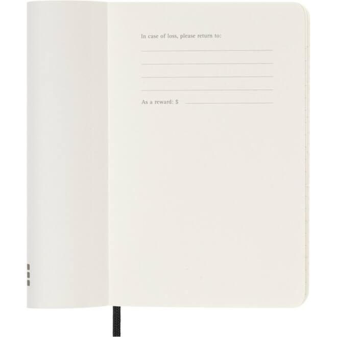 Agenda 2024/2025 Moleskine 18M Planner Weekly 7dagen/1pagina pocket sc black