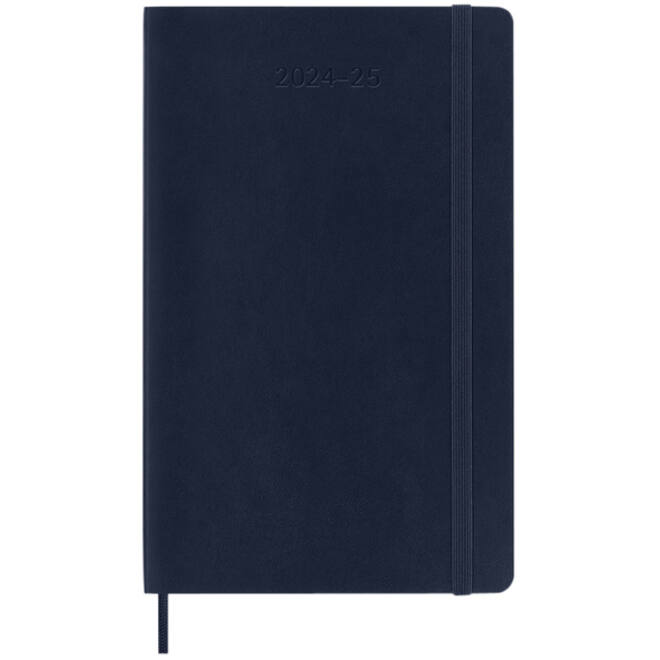 Agenda 2024/2025 Moleskine 18M Planner Weekly 7dagen/1pagina large sc sapphire blue