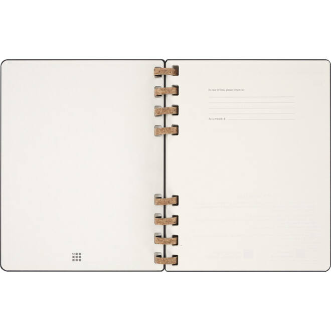 Life planner 2025 Moleskine 12M Spiral 7dagen/2pagina's extra large hc black