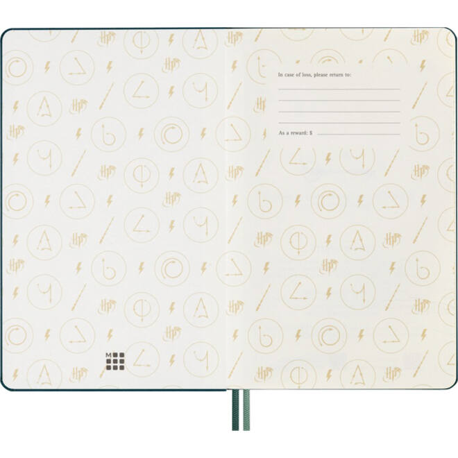 Agenda 2024/2025 Moleskine 18M Harry Potter Alohomora 7dagen/1pagina large hc blauw