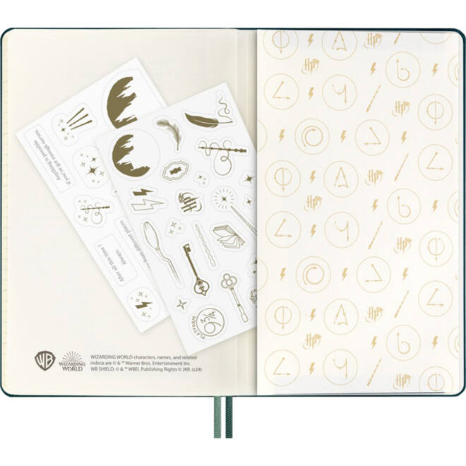 Agenda 2024/2025 Moleskine 18M Harry Potter Alohomora 7dagen/1pagina large hc blauw