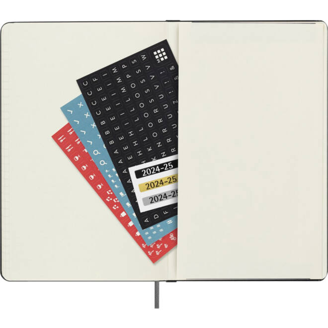 Agenda 2024/2025 Moleskine 18M Planner Weekly 7dagen/1pagina large hc black