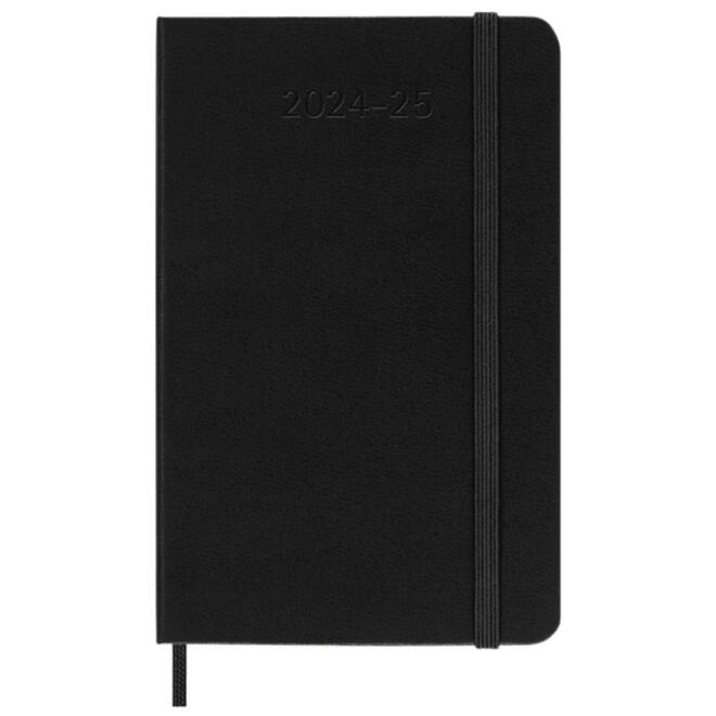 Agenda 2024/2025 Moleskine 18M Planner Weekly 7dagen/1pagina pocket hc black