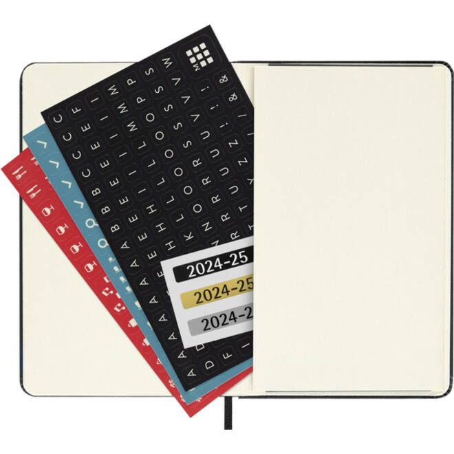 Agenda 2024/2025 Moleskine 18M Planner Weekly 7dagen/1pagina pocket hc black