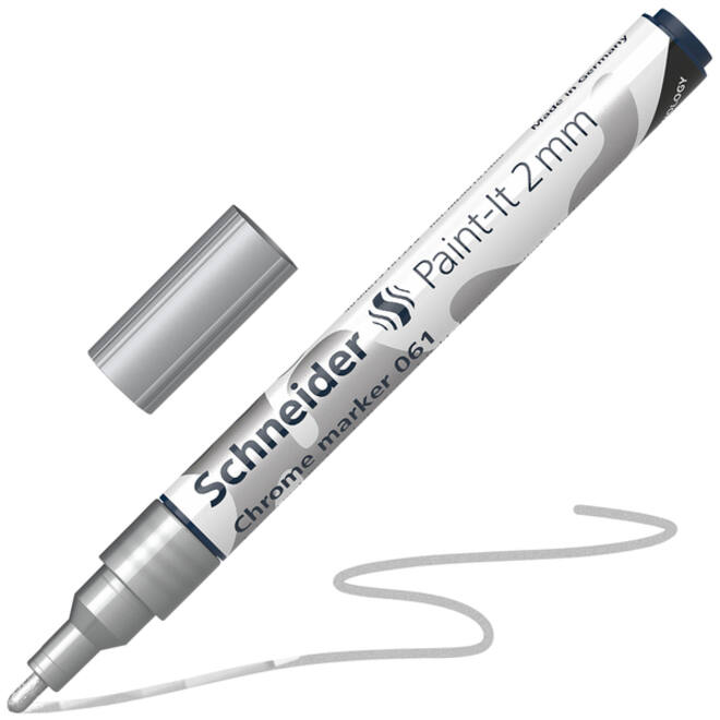 Viltstift Schneider Paint-it 061 2.0mm metallic chrome