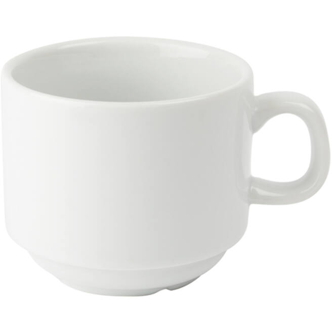 Theekop Olympia Whiteware 200 ml doos 12 stuks wit