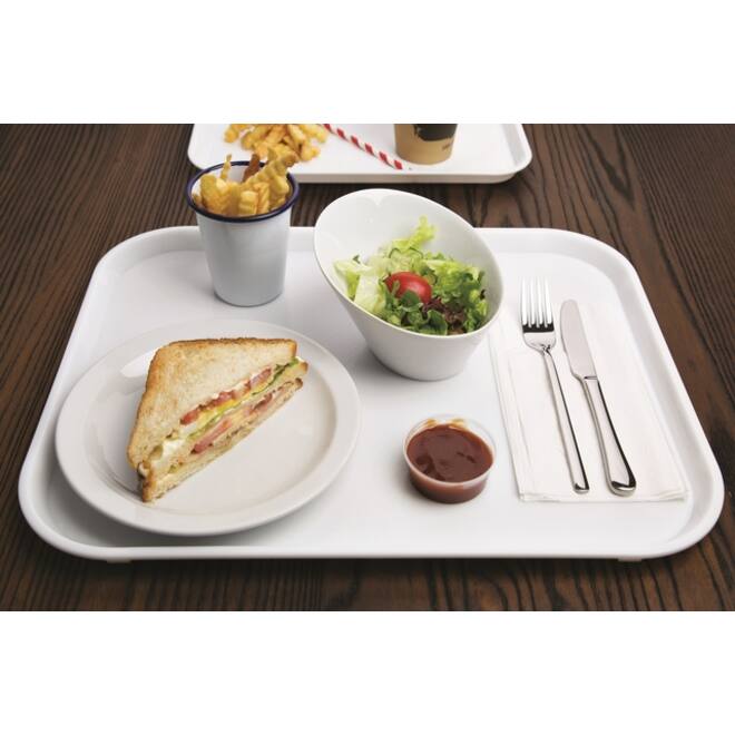 Dienblad Olympia Kristallon 45x35 cm PP wit