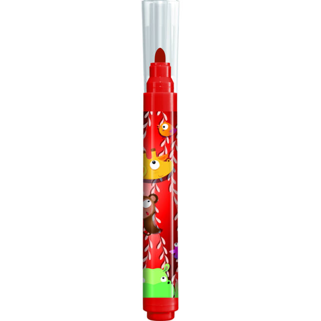 Viltstift Maped Jungle Fever Jumbo set à 12 kleuren