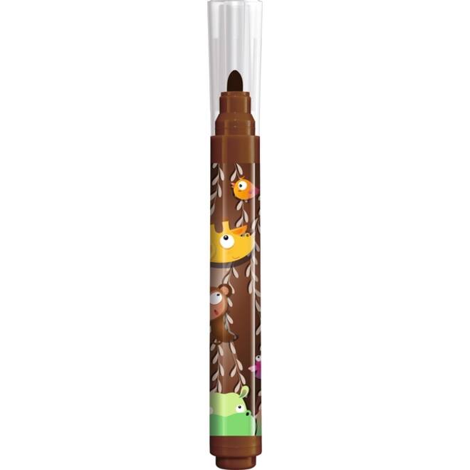 Viltstift Maped Jungle Fever Jumbo set à 12 kleuren