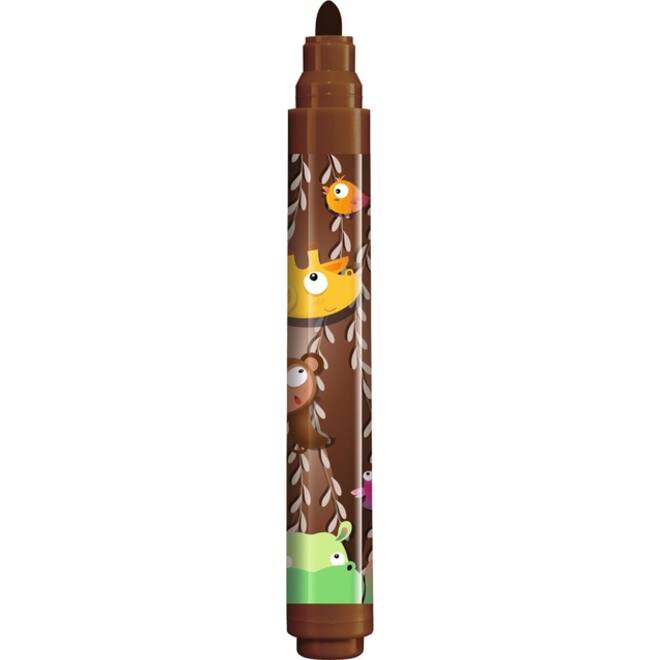 Viltstift Maped Jungle Fever Jumbo set à 12 kleuren