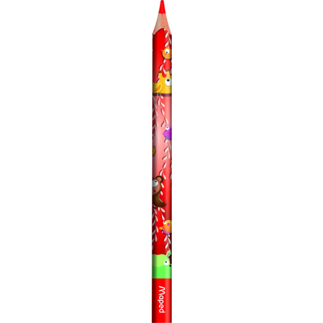 Kleurpotlood Maped Jungle Fever Jumbo set à 12 kleuren