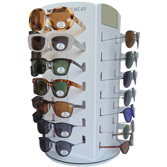 Zonnebril Montana assorti display met 28 posities à 58 stuks