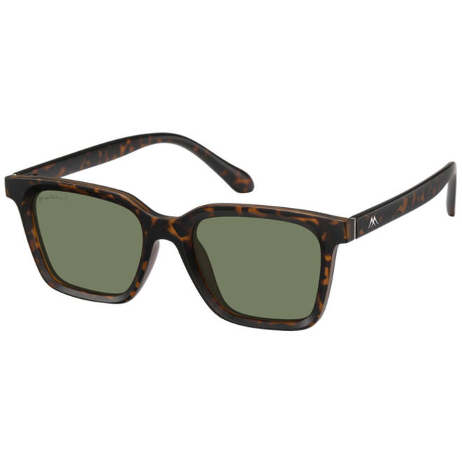 Zonnebril Montana met smoke gepolariseerd glas mat turtle