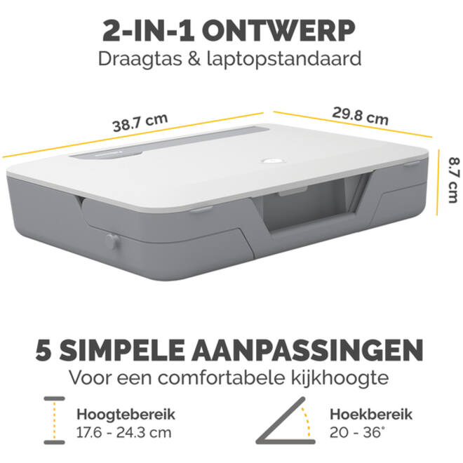 Laptopstandaard Draagtas Fellowes Breyta wit