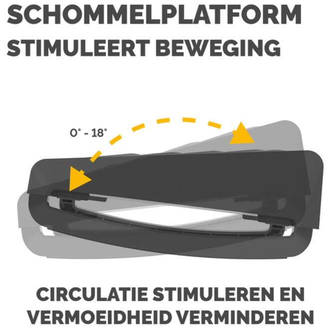 Voetensteun Fellowes Breyta zwart