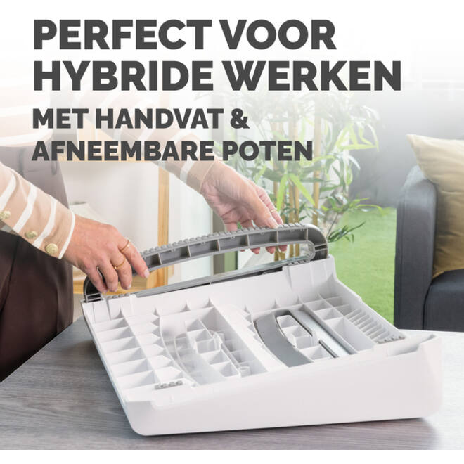 Voetensteun Fellowes Breyta wit