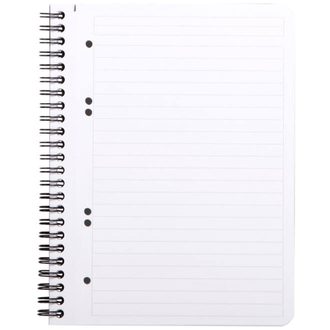 Notitieboek Rhodia Greenbook A5 lijn 6-gaats 180 pagina's 90gr zwart