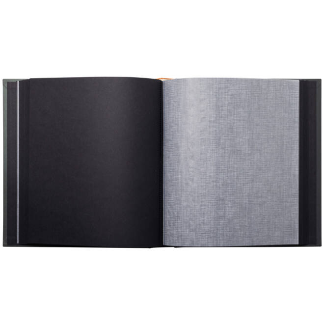 Fotoalbum Exacompta 29x32cm 60 zwarte pagina's Néo Déco zwart