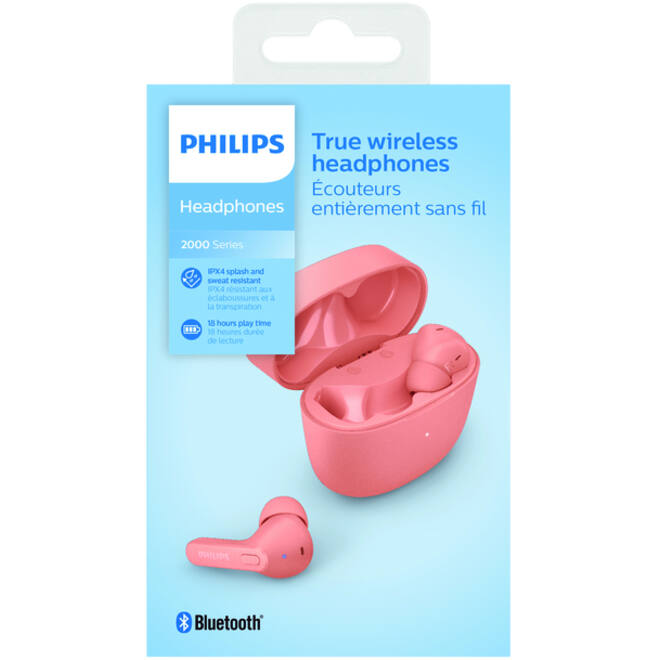 Oortelefoon Philips In-ear TWS TAT2206 roze