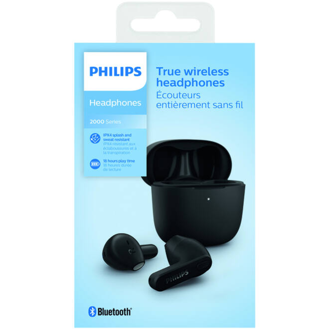 Oortelefoon Philips In-ear TWS TAT2236 zwart