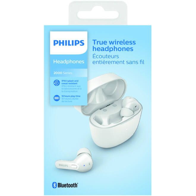 Oortelefoon Philips In-ear TWS TAT2206 wit