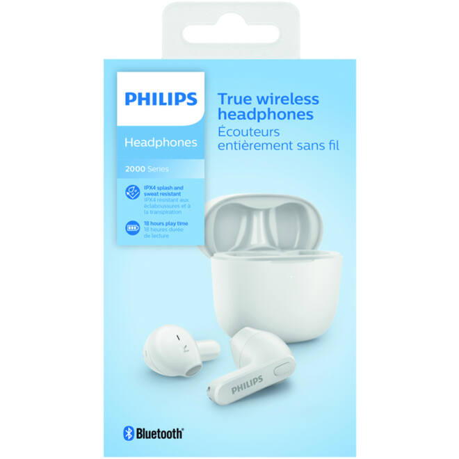 Oortelefoon Philips In-ear TWS TAT2236 wit