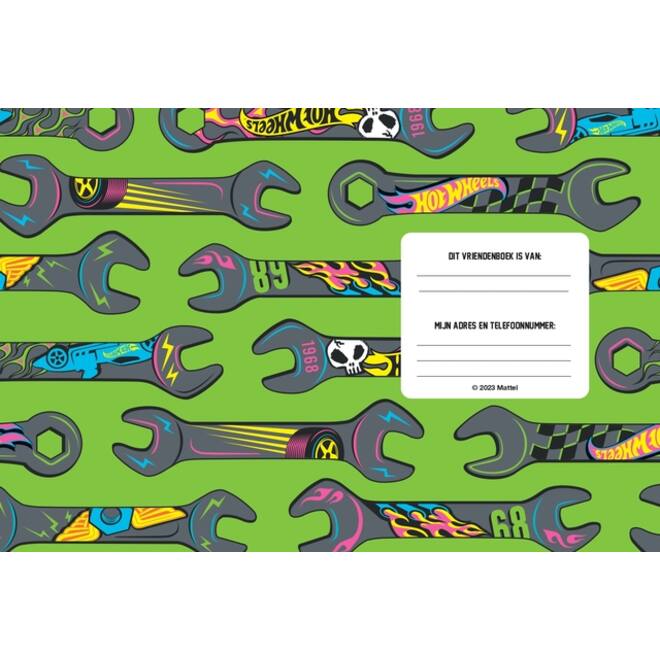Vriendenboek Interstat Hot Wheels