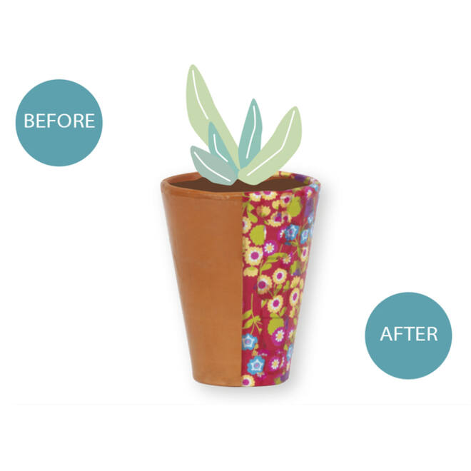 Hobbypapier Décopatch 30x40cm set à 4 vel thema Terracotta