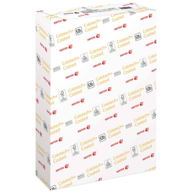 Laserpapier Xerox Colotech+ glossy coated A4 170gr wit 250vel