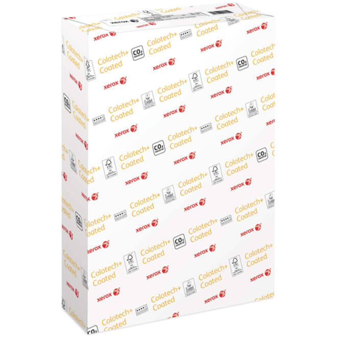 Laserpapier Xerox Colotech+ glossy coated A3 130gr wit 500vel