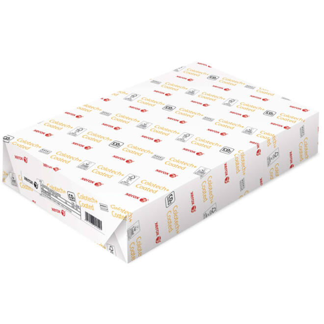 Laserpapier Xerox Colotech+ glossy coated A4 130gr wit 500vel